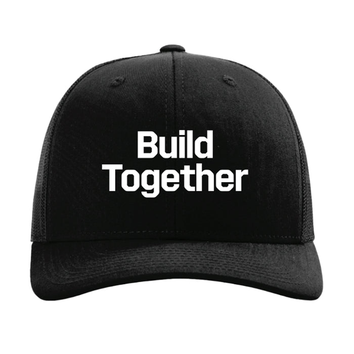 Richardson 112 Snapback Cap - BUILD TOGETHER Edition - Black