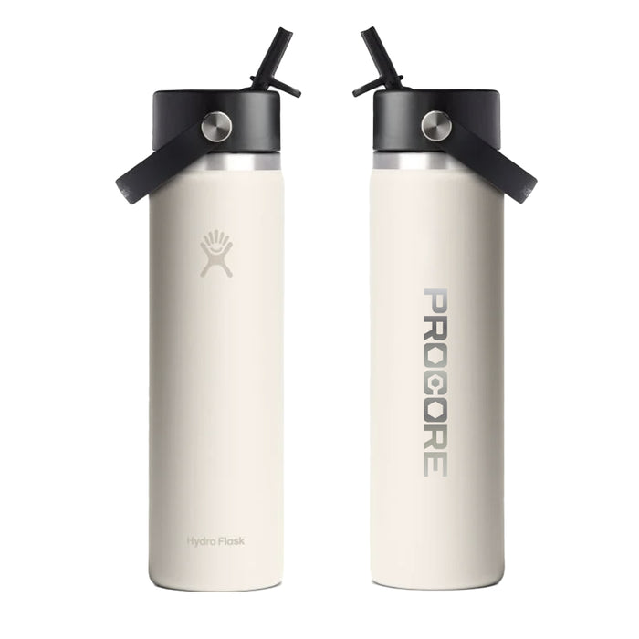 Hydro Flask 24 oz Wide Mouth with Flex Straw Cap - Ivory