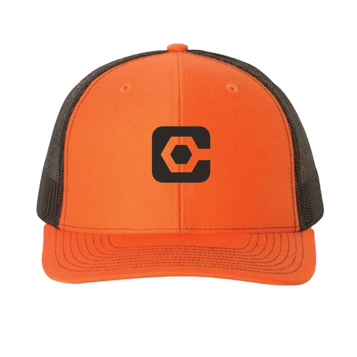 Richardson 112 Snapback Cap - Hex C Edition - Orange/ Black
